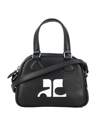 Courrèges Mini Leather Bowling Bag - Courrèges - Modalova