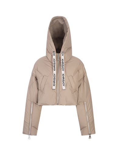 Sand Khris Shorty Puffer Jacket - Khrisjoy - Modalova