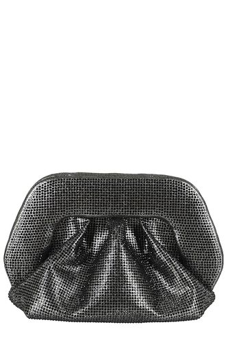 Gea Ruched Embellished Clutch Bag - THEMOIRè - Modalova