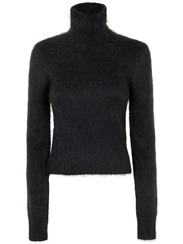 Slim Brushed Sweater - Ami Alexandre Mattiussi - Modalova