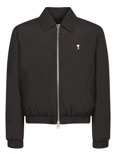 Nylon Zip Jacket - Ami Alexandre Mattiussi - Modalova