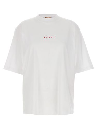 Marni Logo Print T-shirt - Marni - Modalova