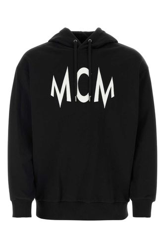 MCM Black Cotton Sweatshirt - MCM - Modalova
