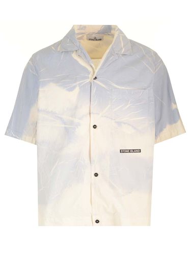 Sky Print Bowling Shirt - Stone Island - Modalova