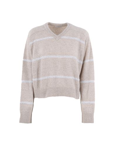 Brunello Cucinelli Sweaters Beige - Brunello Cucinelli - Modalova