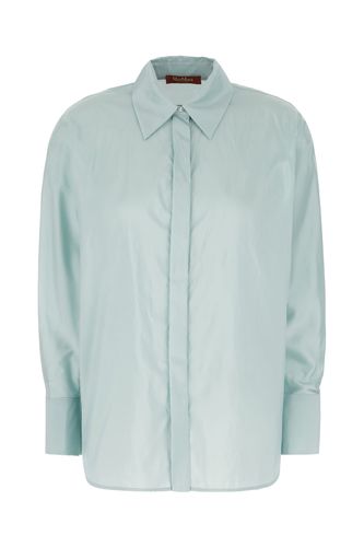 Light Blue Polyester Blend Shirt - Max Mara - Modalova