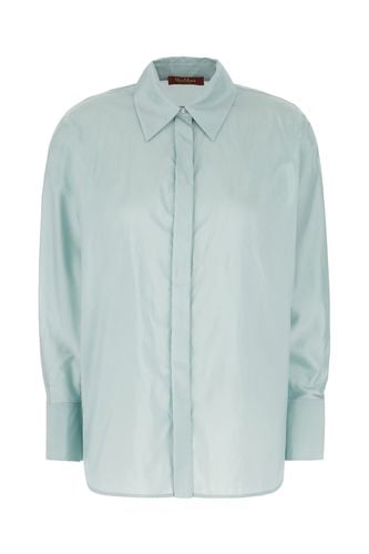 Light Blue Polyester Blend Shirt - Max Mara - Modalova