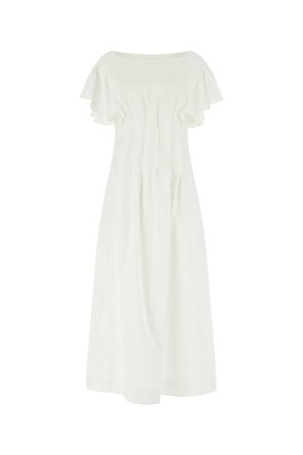 Chloé White Linen Long Dress - Chloé - Modalova