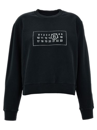 Logo Print Sweatshirt - MM6 Maison Margiela - Modalova