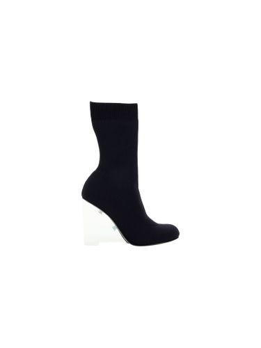 Stretch Nylon Shard Ankle Boots - Alexander McQueen - Modalova