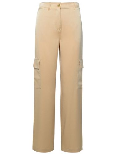 Cargo Pants In Gold Triacetate Blend - MICHAEL Michael Kors - Modalova