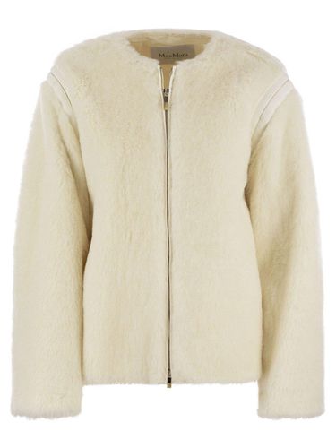 Max Mara Zip-up Crewneck Jacket - Max Mara - Modalova