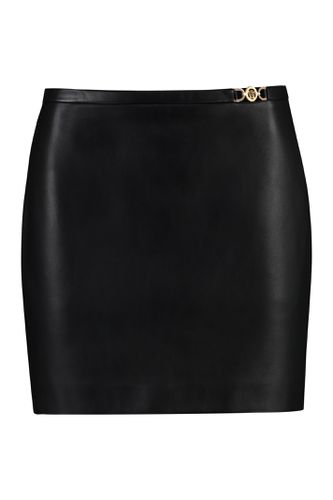 Versace Leather Mini Skirt - Versace - Modalova