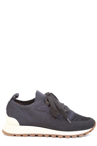 Knit Lace-up Sneakers - Brunello Cucinelli - Modalova