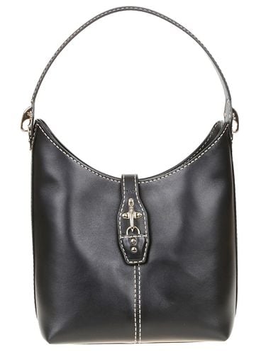 Exposed Stitch Logo Detail Shoulder Bag - Fay - Modalova