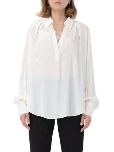 Straight Hem Long-sleeved Blouse - Pinko - Modalova