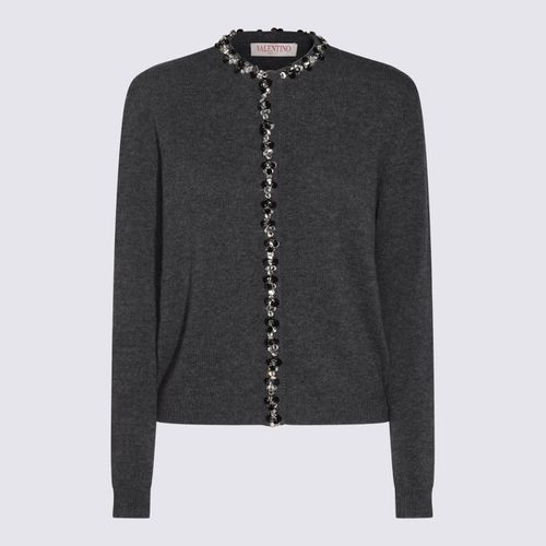 Valentino Dark Grey Wool Knitwear - Valentino - Modalova