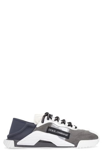 Ns1 Leather And Fabric Low-top Sneakers - Dolce & Gabbana - Modalova