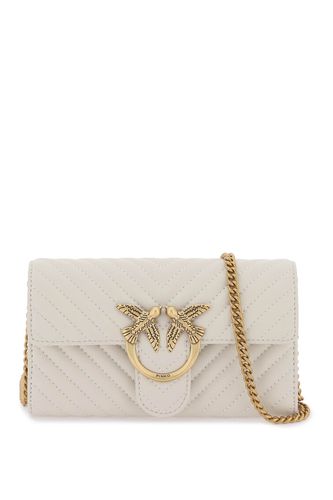 Love Bag One Wallet Chevron Mini Bag - Pinko - Modalova