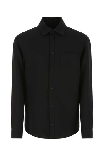 Balenciaga Black Wool Blend Shirt - Balenciaga - Modalova