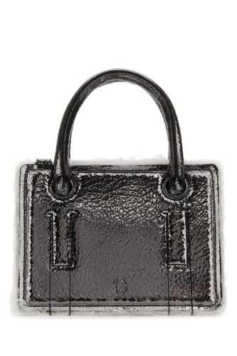 Lead Leather Mini Otto Handbag - Dentro - Modalova