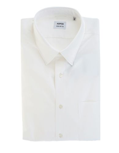 Classic Shirt In White Cotton Poplin - Aspesi - Modalova
