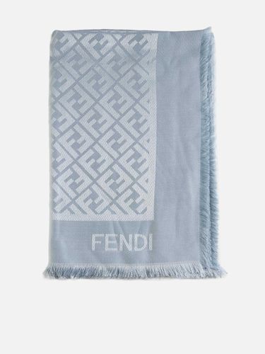 Fendi Ff Silk And Wool Shawl - Fendi - Modalova