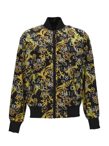 Reversible Bomber Jacket Without Padding - Versace Jeans Couture - Modalova