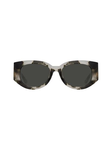 Debbie - Black & Grey Tortoise Sunglasses - Linda Farrow - Modalova