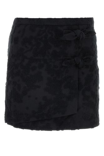 Acrylic Blend Mini Skirt - Ganni - Modalova