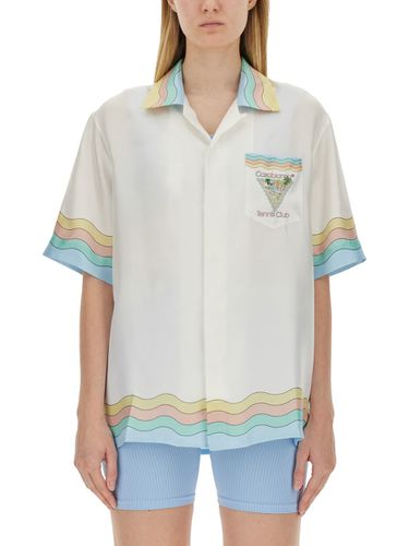 Casablanca Shirt With Logo - Casablanca - Modalova