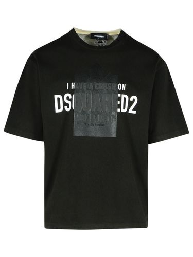 Logo Printed Crewneck T-shirt - Dsquared2 - Modalova