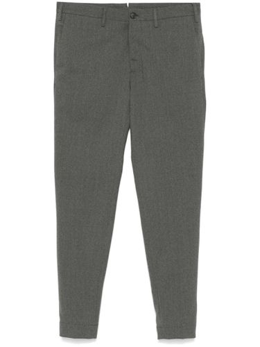 Incotex Grey Wool Blend Trousers - Incotex - Modalova