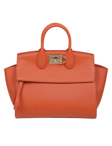 Studio Sof Handbag In Color Leather - Ferragamo - Modalova