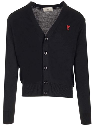 Wool Cardigan - Ami Alexandre Mattiussi - Modalova