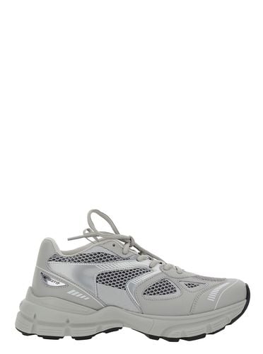 Marathon Runner Low Top Sneakers With Reflective Details In Leather Blend Woman - Axel Arigato - Modalova