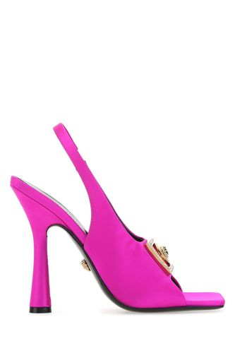 Versace Fuchsia Satin Sandals - Versace - Modalova