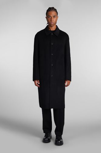 Attachment Coat In Black Wool - Attachment - Modalova