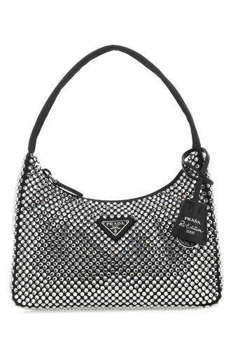 Rhinestones Black Re-edition 2000 Handbag - Prada - Modalova