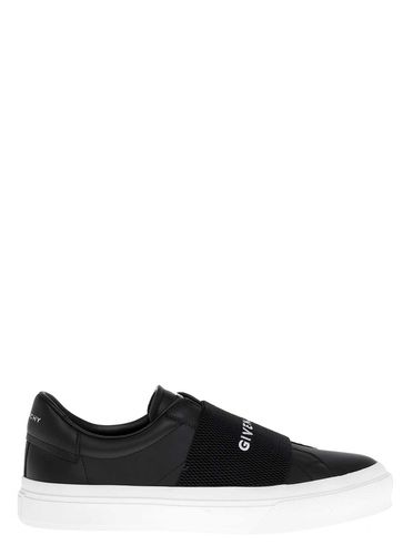 City Court Leather Sneakers With Logo - Givenchy - Modalova