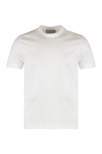 Canali Cotton Crew-neck T-shirt - Canali - Modalova