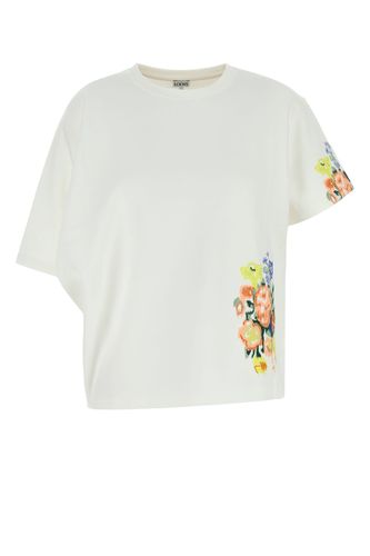 Loewe Embroidered Draped T-shirt - Loewe - Modalova