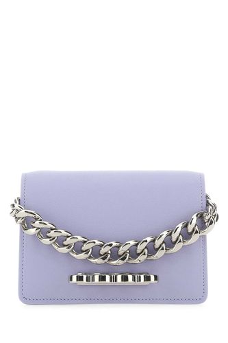 Lilac Leather Mini The Four Ring Handbag - Alexander McQueen - Modalova