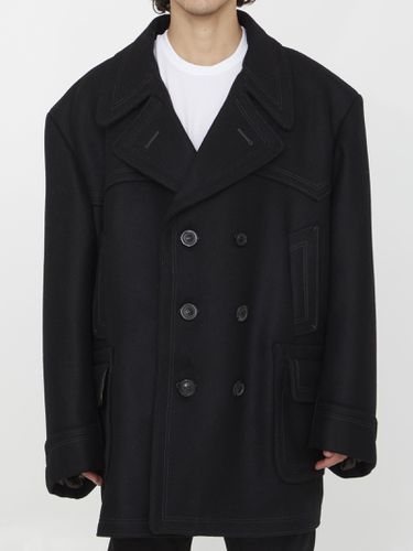 Oversized Caban Coat - Maison Margiela - Modalova