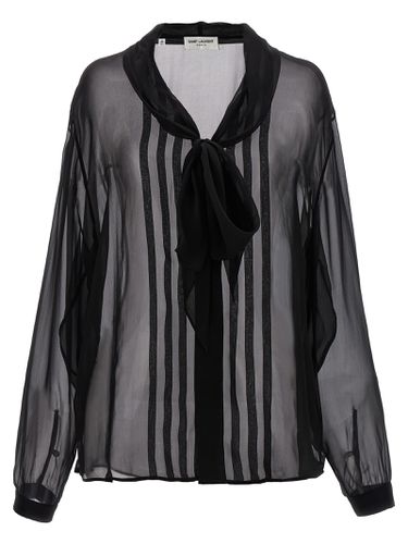 Transparent Muslin Shirt - Saint Laurent - Modalova