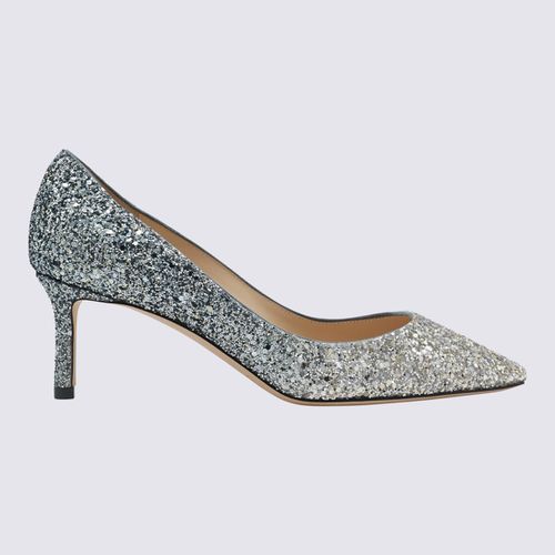 Jimmy Choo Silver Tone Romy Pumps - Jimmy Choo - Modalova