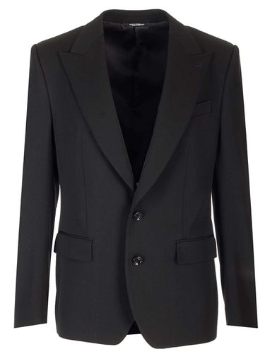 Single-breasted sicilia Wool Jacket - Dolce & Gabbana - Modalova