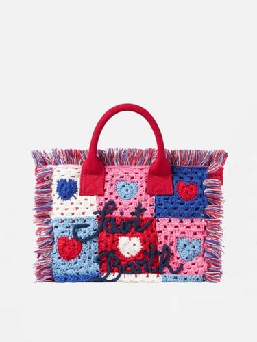 Colette Handbag With Crochet Heart Patches - MC2 Saint Barth - Modalova