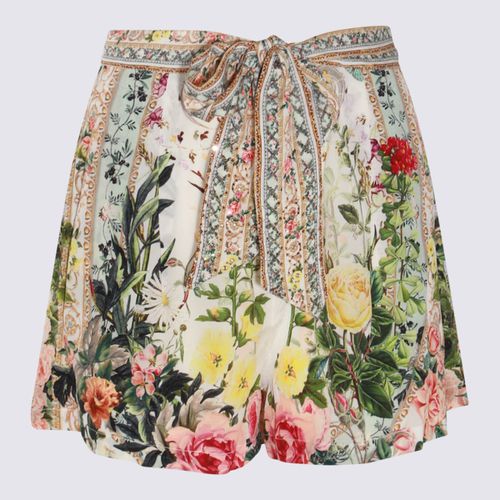 Camilla Multicolor Silk Shorts - Camilla - Modalova