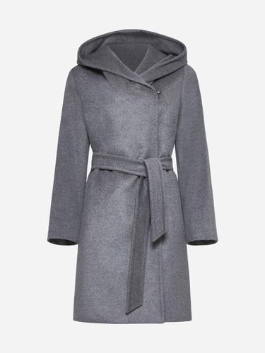 Newmang Hooded Wool Coat - Max Mara Studio - Modalova